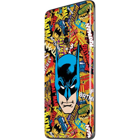 DC Comics Batman Mask Vintage Pattern OnePlus 7 Pro Skin