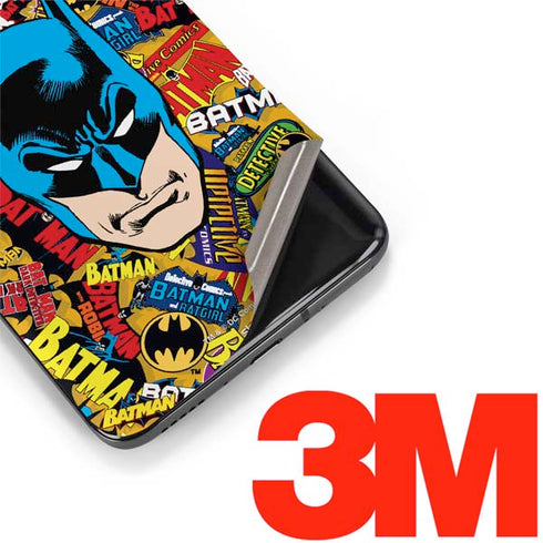 DC Comics Batman Mask Vintage Pattern OnePlus 7 Pro Skin