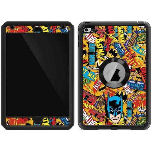 DC Comics Batman Mask Vintage Pattern Otterbox Defender iPad Skin