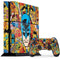 DC Comics Batman Mask Vintage Pattern PS4 Console and Controller Bundle Skin