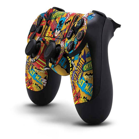 DC Comics Batman Mask Vintage Pattern PS4 Controller Skin