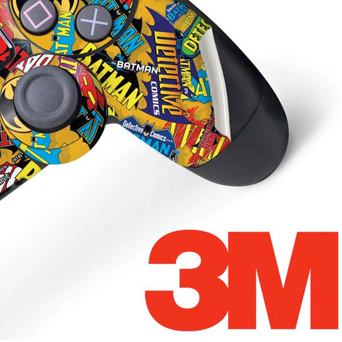 DC Comics Batman Mask Vintage Pattern PS4 Controller Skin