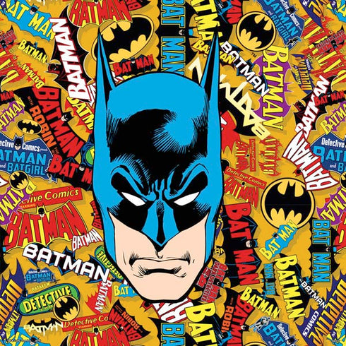 DC Comics Batman Mask Vintage Pattern PS4 Controller Skin