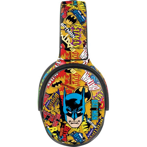 DC Comics Batman Mask Vintage Pattern Skullcandy Venue Skin