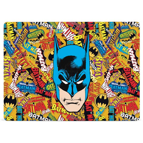 DC Comics Batman Mask Vintage Pattern Surface Laptop 2 Skin