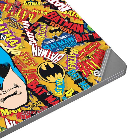DC Comics Batman Mask Vintage Pattern Universal Laptop 12in (9.8 x 6.8in) Skin