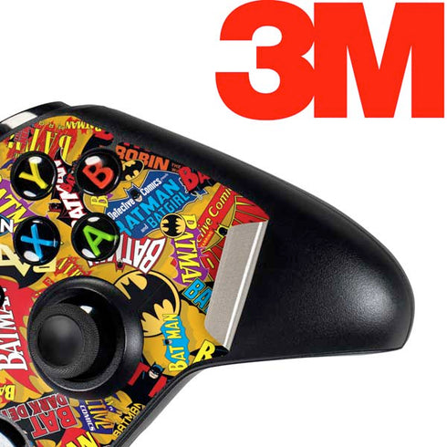 DC Comics Batman Mask Vintage Pattern Xbox One Controller Skin