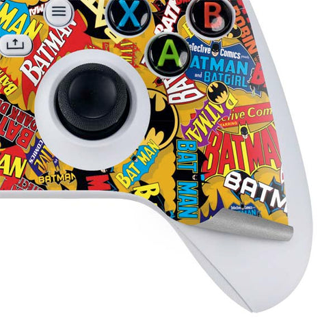 DC Comics Batman Mask Vintage Pattern Xbox Series S Skins