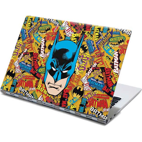 DC Comics Batman Mask Vintage Pattern Yoga 910 2-in-1 14in Touch-Screen Skin