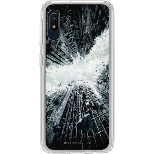 DC Comics Batman Dark Knight Rises Poster Galaxy A10e Clear Case
