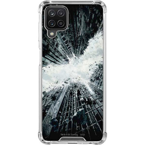 DC Comics Batman Dark Knight Rises Poster Galaxy A12 Clear Case