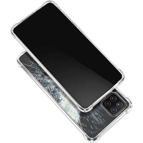 DC Comics Batman Dark Knight Rises Poster Galaxy A12 Clear Case