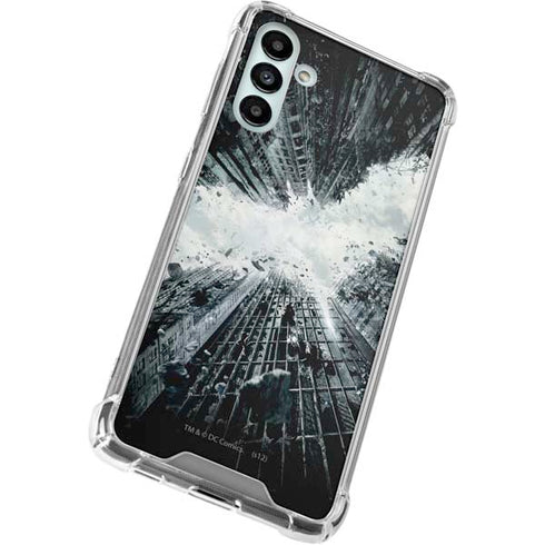 DC Comics Batman Dark Knight Rises Poster Galaxy A13 5G Clear Case