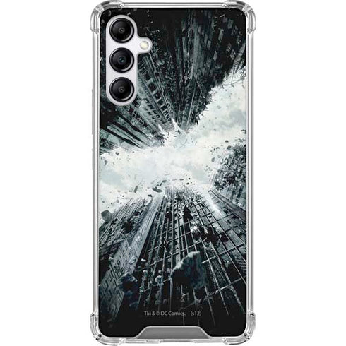 DC Comics Batman Dark Knight Rises Poster Galaxy A15 5G Clear Case