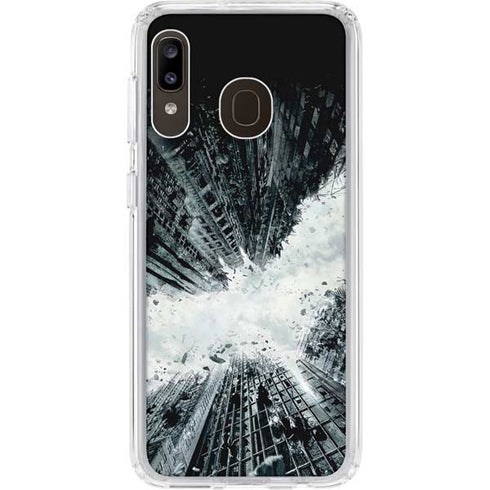 DC Comics Batman Dark Knight Rises Poster Galaxy A20 Clear Case