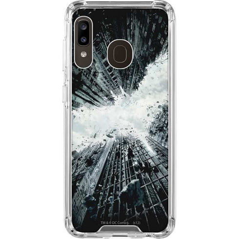 DC Comics Batman Dark Knight Rises Poster Galaxy A30 Clear Case
