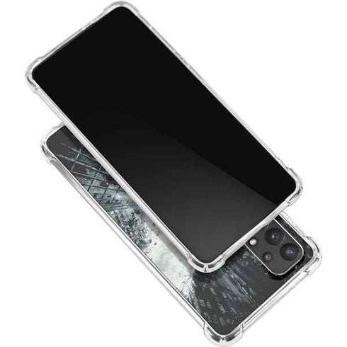 DC Comics Batman Dark Knight Rises Poster Galaxy A32 5G Clear Case
