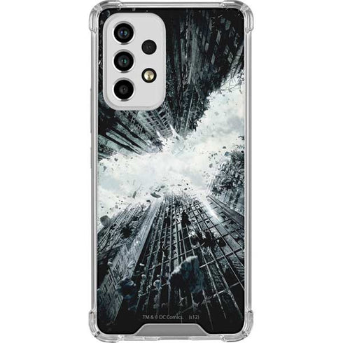 DC Comics Batman Dark Knight Rises Poster Galaxy A33 5G Clear Case