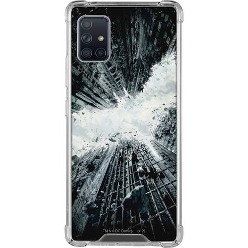 DC Comics Batman Dark Knight Rises Poster Galaxy A51 5G Clear Case