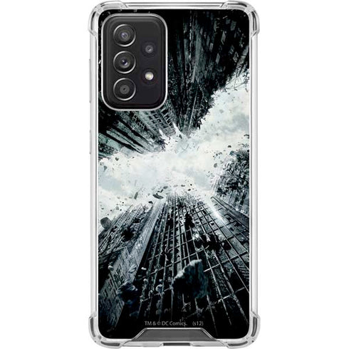 DC Comics Batman Dark Knight Rises Poster Galaxy A52 5G Clear Case