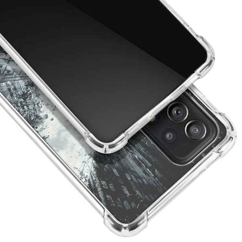 DC Comics Batman Dark Knight Rises Poster Galaxy A52 5G Clear Case