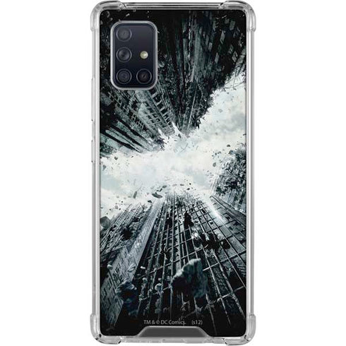 DC Comics Batman Dark Knight Rises Poster Galaxy A71 5G Clear Case