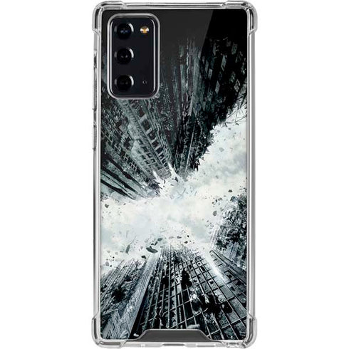DC Comics Batman Dark Knight Rises Poster Galaxy Note20 5G Clear Case