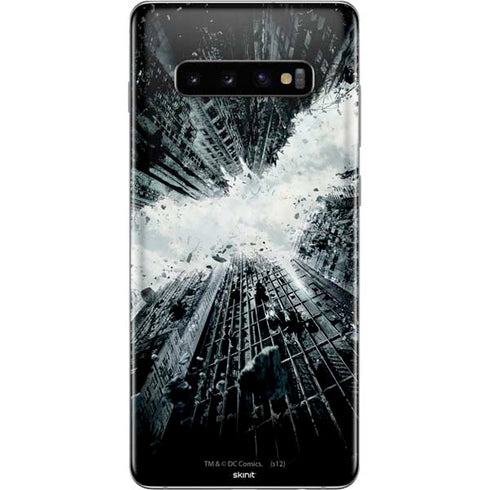 DC Comics Batman Dark Knight Rises Poster Galaxy S10 Plus Skin