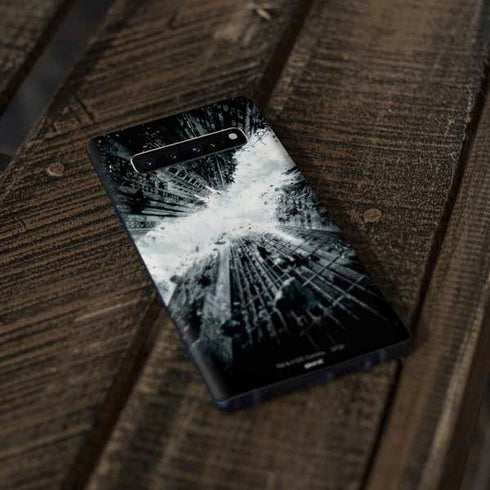 DC Comics Batman Dark Knight Rises Poster Galaxy S10 Skin