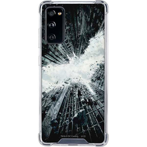 DC Comics Batman Dark Knight Rises Poster Galaxy S20 FE Clear Case