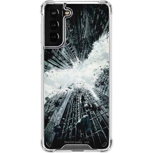 DC Comics Batman Dark Knight Rises Poster Galaxy S21 Plus 5G Clear Case