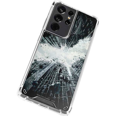 DC Comics Batman Dark Knight Rises Poster Galaxy S21 Ultra 5G Clear Case