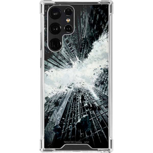 DC Comics Batman Dark Knight Rises Poster Galaxy S22 Ultra Clear Case