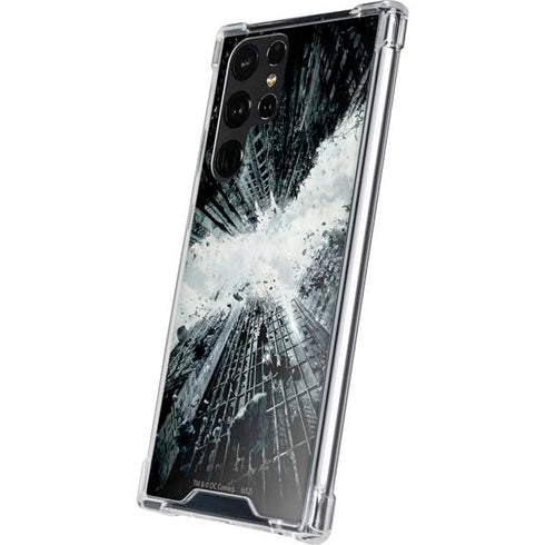 DC Comics Batman Dark Knight Rises Poster Galaxy S22 Ultra Clear Case