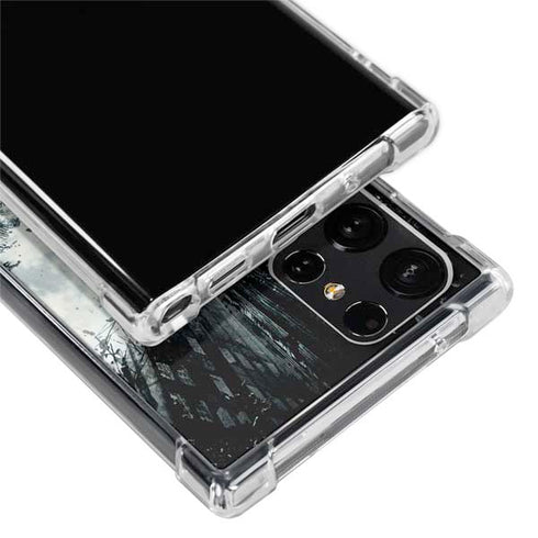 DC Comics Batman Dark Knight Rises Poster Galaxy S22 Ultra Clear Case