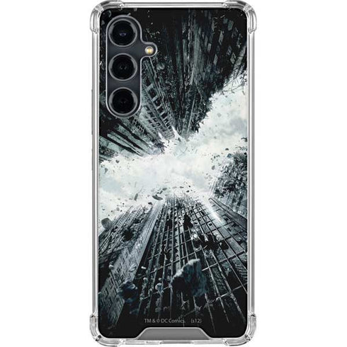 DC Comics Batman Dark Knight Rises Poster Galaxy S23 FE Clear Case