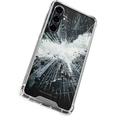 DC Comics Batman Dark Knight Rises Poster Galaxy S23 FE Clear Case