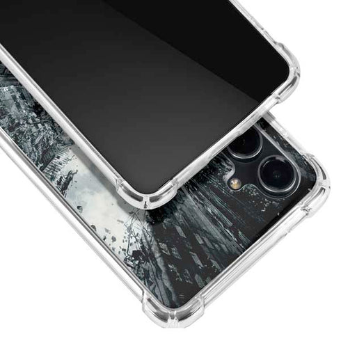 DC Comics Batman Dark Knight Rises Poster Galaxy S23 FE Clear Case