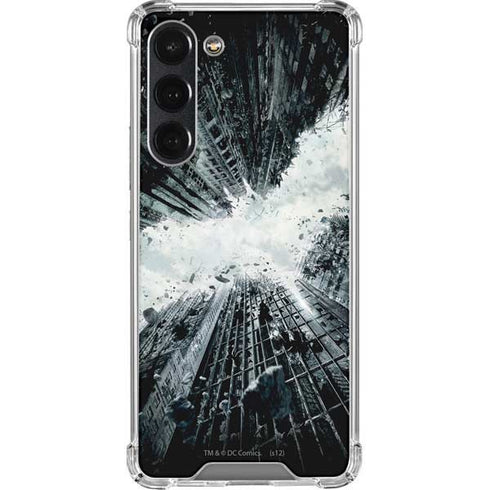 DC Comics Batman Dark Knight Rises Poster Galaxy S23 Plus Clear Case