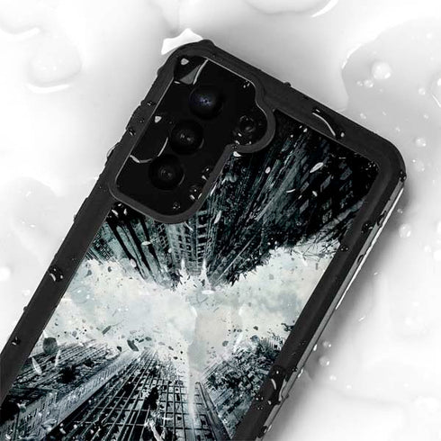 DC Comics Batman Dark Knight Rises Poster Galaxy S23 Plus Waterproof Case