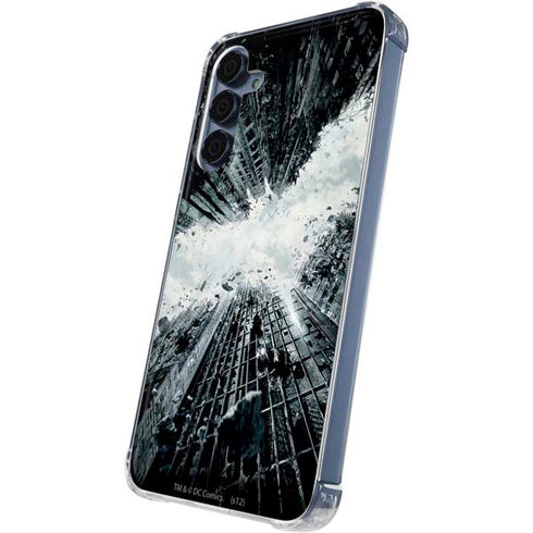 DC Comics Batman Dark Knight Rises Poster Galaxy S24 Clear Case