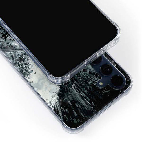 DC Comics Batman Dark Knight Rises Poster Galaxy S24 Clear Case