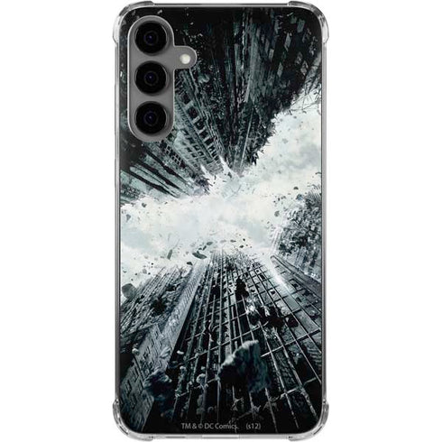 DC Comics Batman Dark Knight Rises Poster Galaxy S24 Plus Clear Case