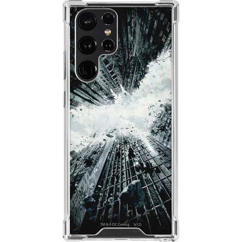 DC Comics Batman Dark Knight Rises Poster Galaxy S24 Ultra Clear Case
