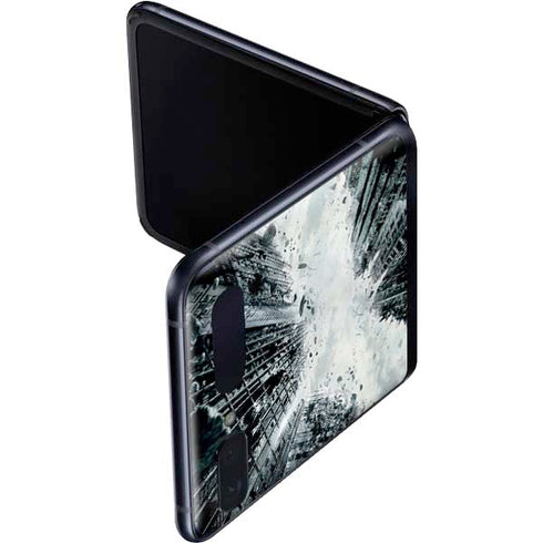 DC Comics Batman Dark Knight Rises Poster Galaxy Z Flip Skin