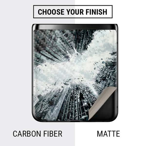 DC Comics Batman Dark Knight Rises Poster Galaxy Z Flip Skin