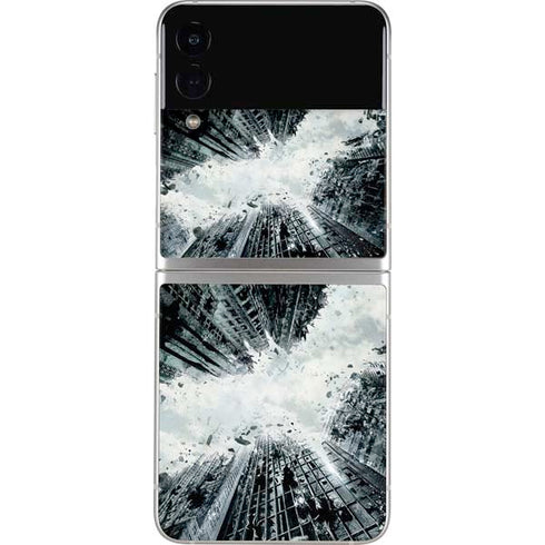 DC Comics Batman Dark Knight Rises Poster Galaxy Z Flip3 5G Skin