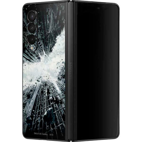 DC Comics Batman Dark Knight Rises Poster Galaxy Z Fold3 5G Skin