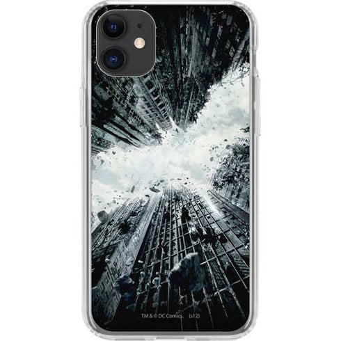 DC Comics Batman Dark Knight Rises Poster iPhone 11 Clear Case