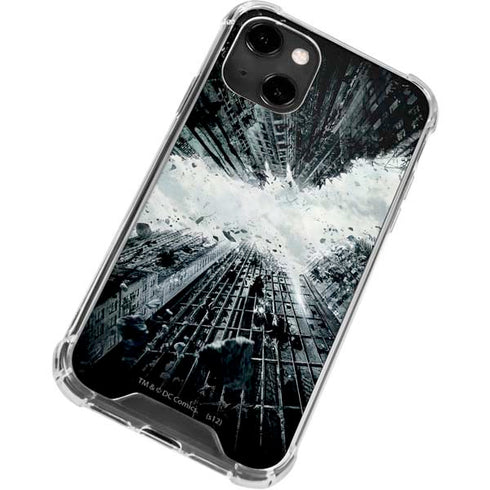 DC Comics Batman Dark Knight Rises Poster iPhone 14 Clear Case
